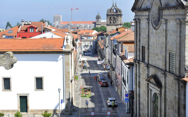 Rua do centro histórico de Braga encerra até final do Verão a partir desta sexta-feira