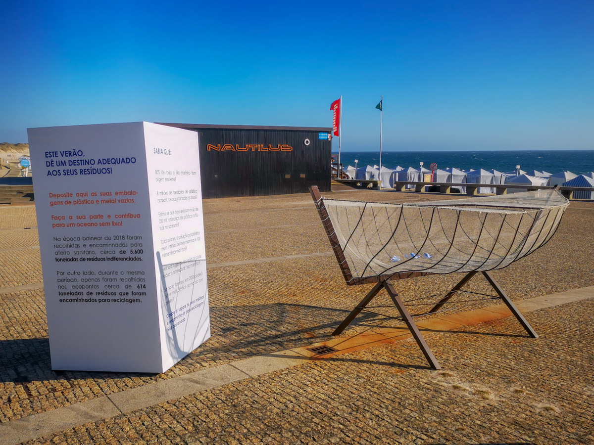Esposende. Praia de Apúlia recebe ‘barco’ que incentiva à separação de resíduos na época balnear