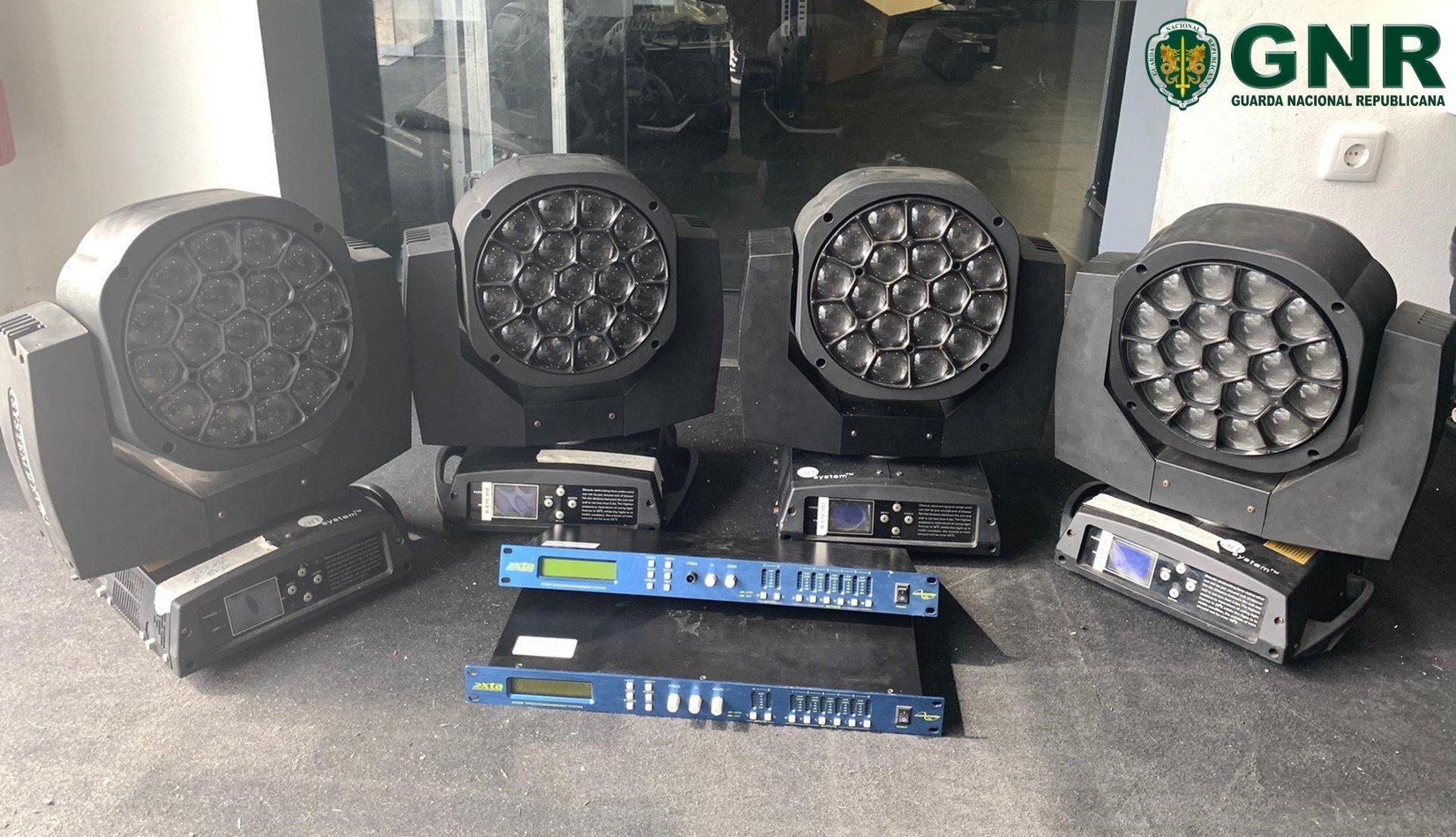 GNR recupera equipamentos de luz e som em Famalicão