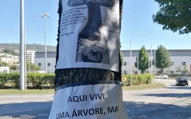 PSP identifica activistas contra abate de árvores em Braga
