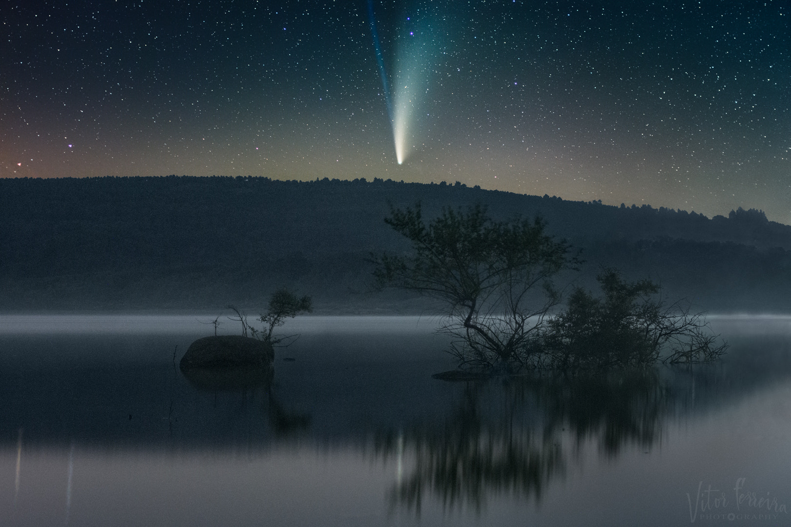 Vitor Ferreira conta como ‘apanhou’ a famosa foto do cometa Neowise no Gerês-Xurés