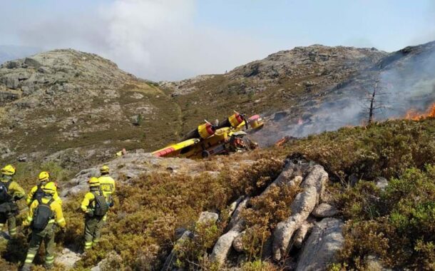 Morreu um dos pilotos do Canadair que caiu no Gerês