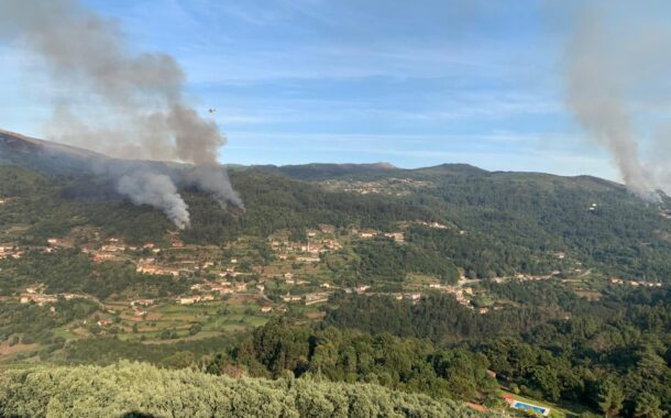 Incêndio em Vila Verde mobiliza 112 homens e dois meios aéreos