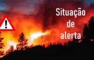 Alerta de incêndio prolongado até ao final de domingo em todo Continente. Minho com aviso laranja