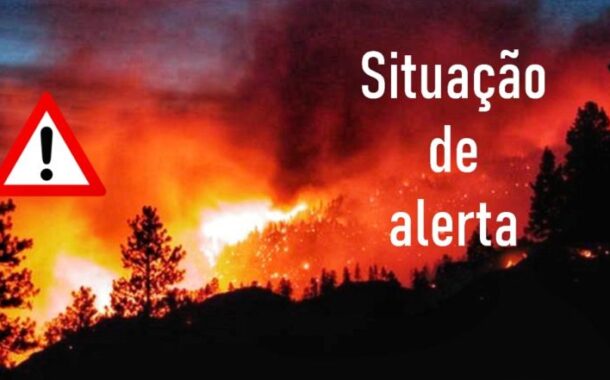 Alerta de incêndio prolongado até ao final de domingo em todo Continente. Minho com aviso laranja