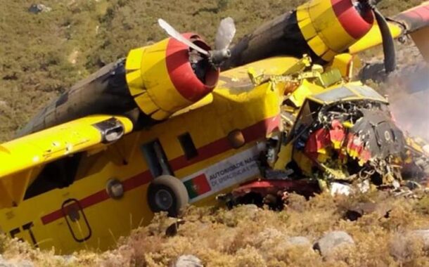 Alto Minho lamenta morte de co-piloto de Canadair que caiu em Agosto no Gerês