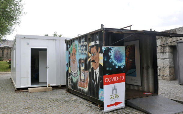 Braga. Contentores da Unidade de Rastreio covid-19 do Carandá com nova localização