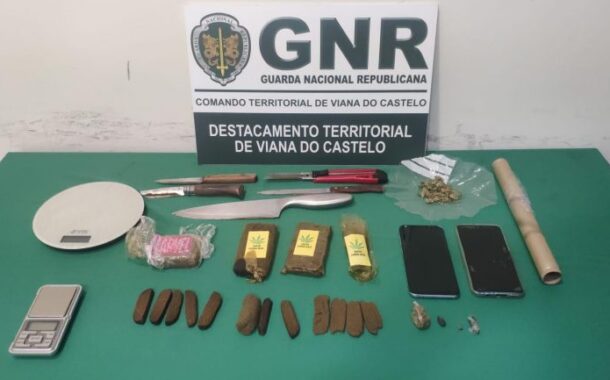 Dois detidos por tráfico de droga em Viana do Castelo