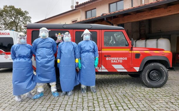 Rastreio a bombeiros de Salto (Montalegre) detecta dois casos positivos de covid-19