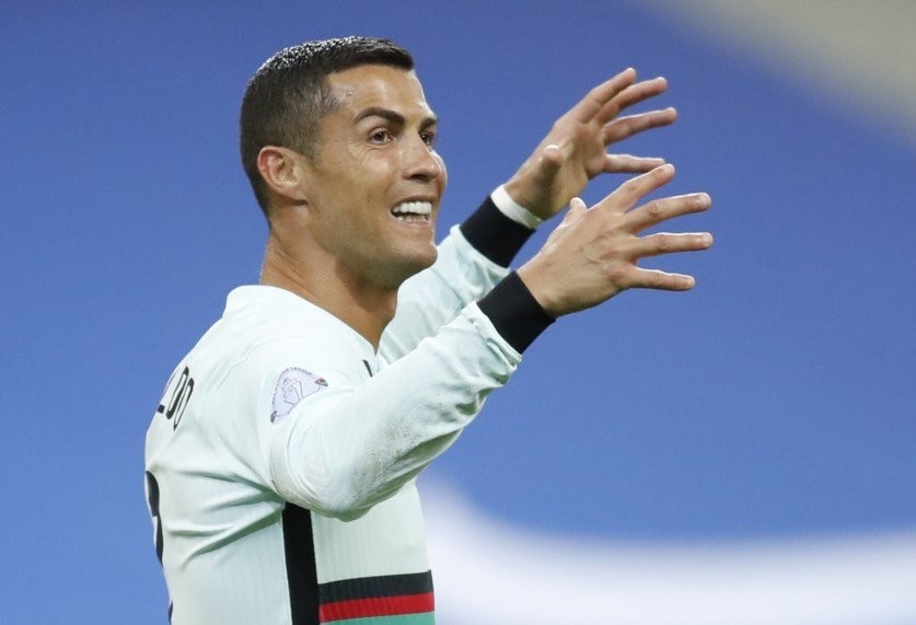 Cristiano Ronaldo infectado