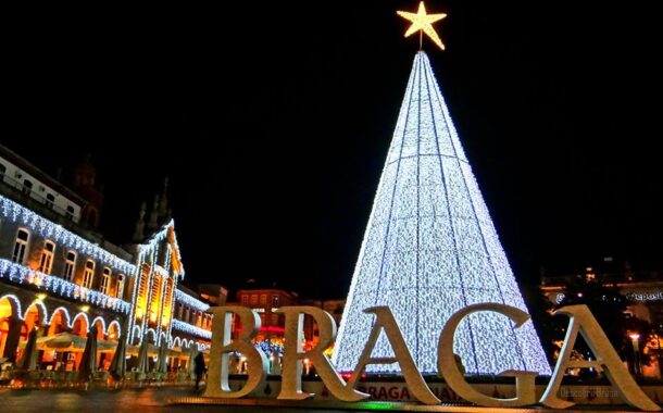 Iluminação de Natal reforça comércio de Braga para defender milhares de postos de trabalho