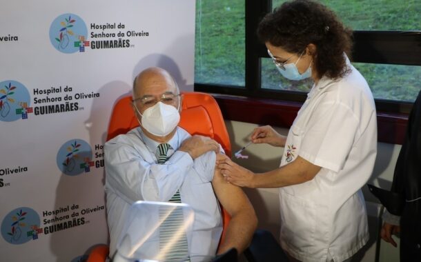 Já arrancou vacinação dos 445 profissionais do Hospital de Guimarães