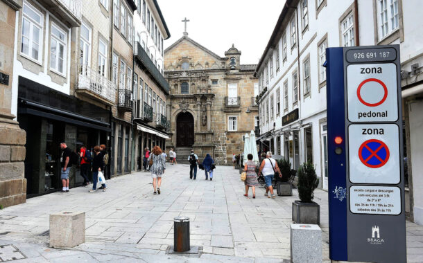 Revalidação dos acessos à área pedonal para o ano 2021 de Braga em curso