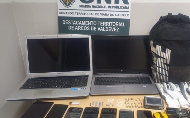 GNR detém quatro suspeitos de assaltos e tráfico de drogas em Vila Verde e no Alto Minho