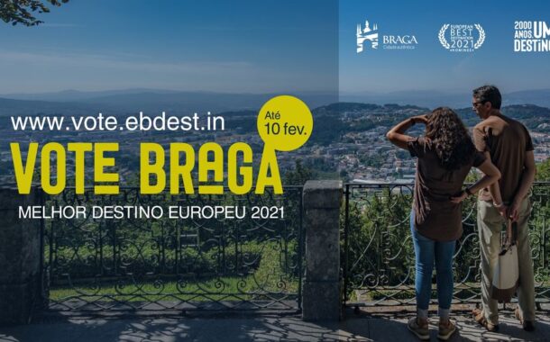 Votação para Braga para Melhor Destino Europeu 2021 já decorre