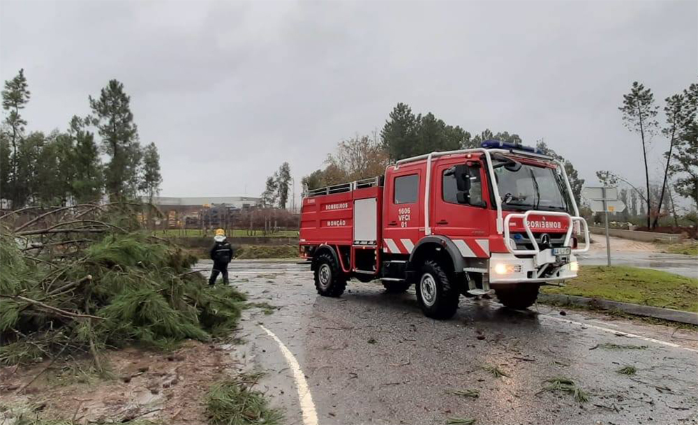 Depressão Karim já faz estragos em Braga e Viana do Castelo