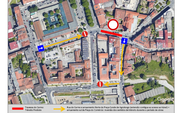 Requalificação do ‘Carmo’ condiciona trânsito em Braga a partir de segunda-feira