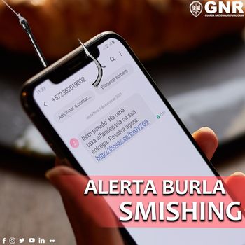 GNR alerta para o ‘smishing’, um novo método de burla