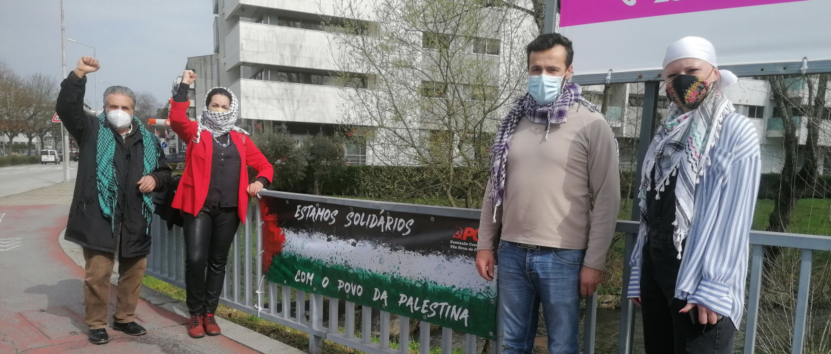 PCP de Famalicão apela ao reconhecimento por Portugal do Estado Palestiniano