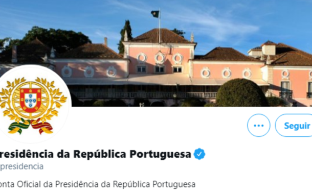 Marcelo estreia-se no Twitter em conta oficial da Presidência da República