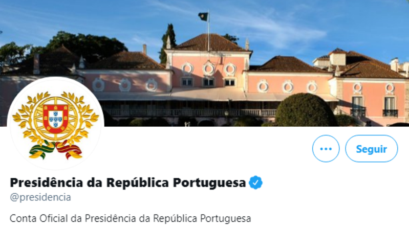 Marcelo estreia-se no Twitter em conta oficial da Presidência da República