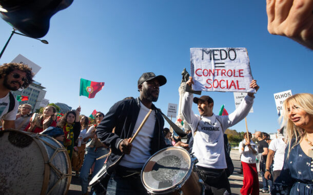 PSP prepara processo-crime contra organizadores de manifestação anticonfinamento
