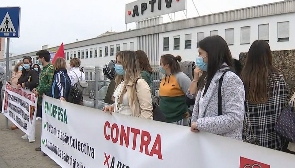 Trabalhadores da antiga Grundig Braga protestam por aumentos salariais