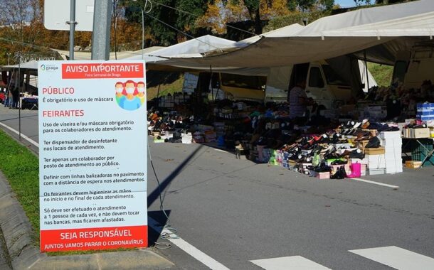 Feira Semanal de Retalho e Feira de Grossistas regressam a Braga na terça-feira