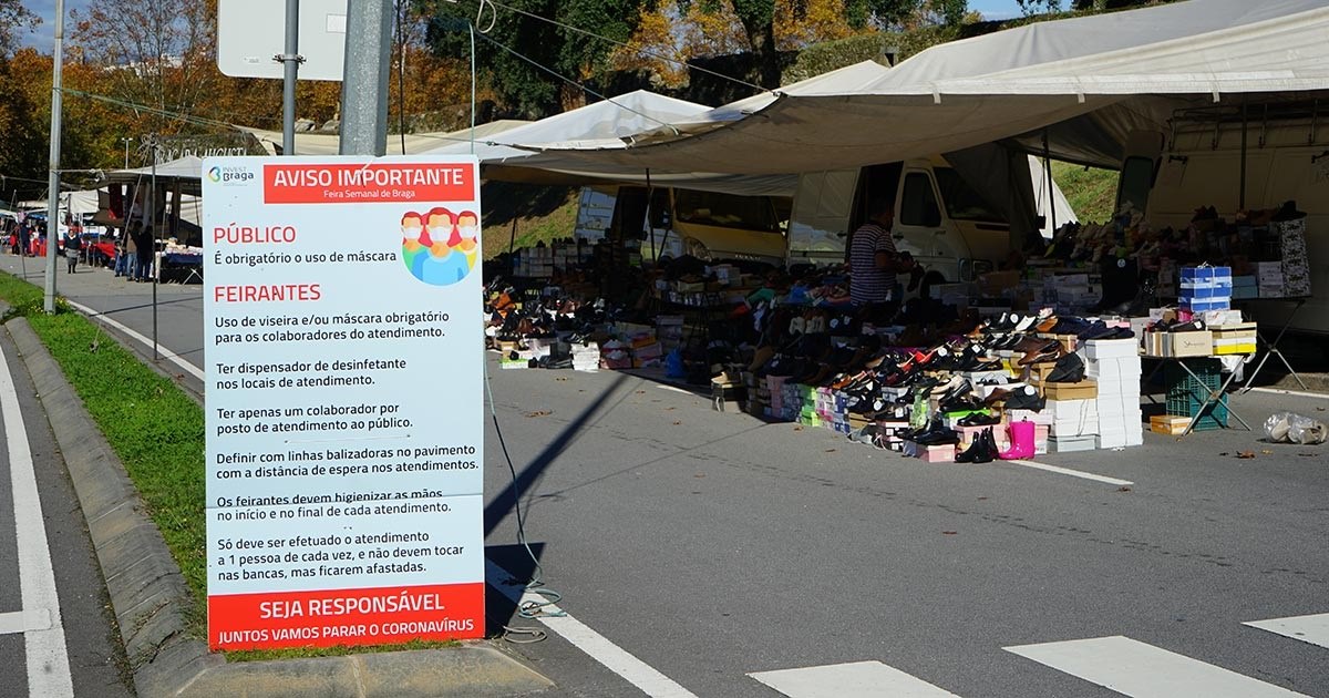 Feira Semanal de Retalho e Feira de Grossistas regressam a Braga na terça-feira