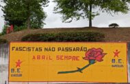 Bloco assinala 25 de Abril com mural em Barcelos
