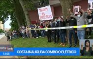 António Costa e Pedro Nuno Santos recebidos com protestos em Valença