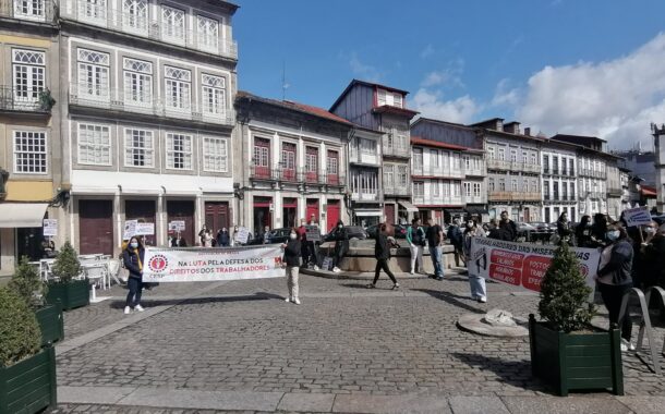 Três dezenas de trabalhadores da Santa Casa da Misericórdia de Guimarães em greve por melhores salários