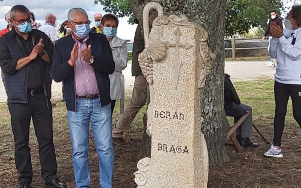 Caminho de Braga a Santiago inaugurou marco ‘Km 100’ em Berán