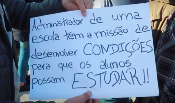 Alunos de escola de Braga retomam “luta antiga” contra “péssimas condições”