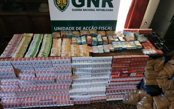 GNR Braga em mega-operação de desmantelamento de rede ibérica de tráfico de tabaco