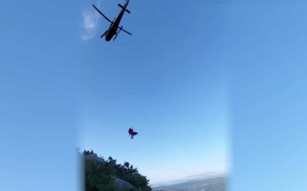 Força Aérea resgata mulher que ficou ferida após queda em Ponte de Lima (c/vídeo)