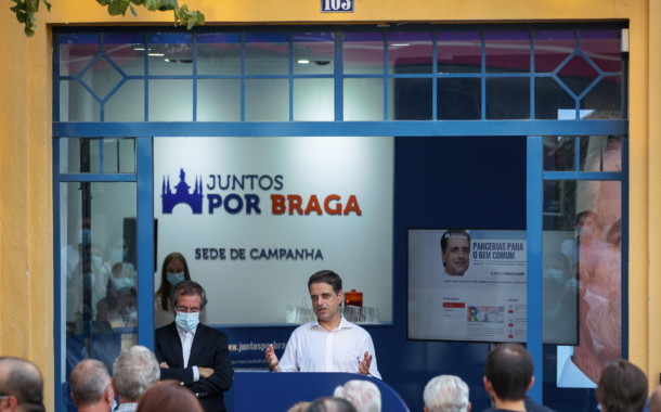 Autárquicas. Coligação Juntos por Braga inaugura sede de campanha no coração da cidade