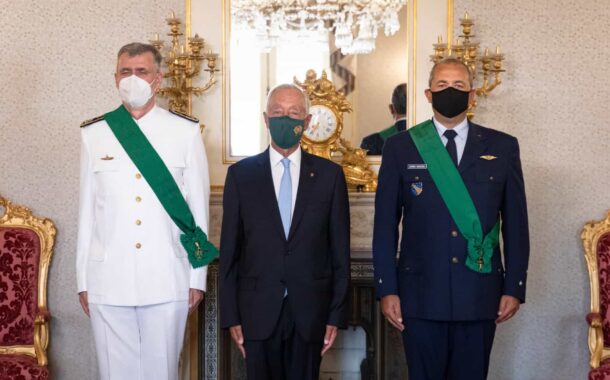Marcelo condecora Gouveia e Melo com a Grã-Cruz da Ordem Militar de Avis