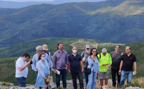 José Gusmão (BE) deixa na Serra d’Arga apelo à denuncia de atentados ambientais