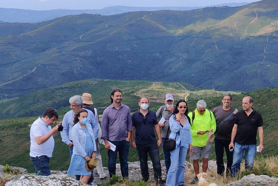 José Gusmão (BE) deixa na Serra d’Arga apelo à denuncia de atentados ambientais