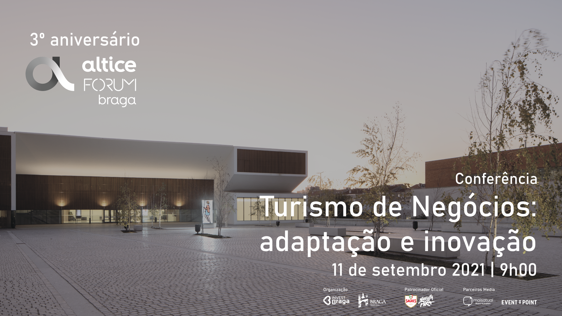 Altice Forum Braga assinala terceiro aniversário com reflexão sobre inovação no turismo de negócios este sábado