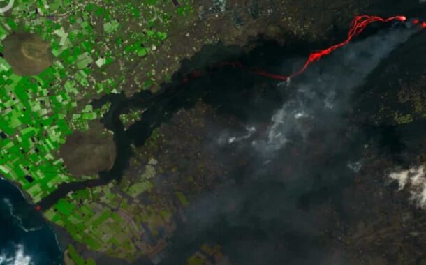 La Palma. IPMA divulga imagens satélite dos rios de lava a chegar ao mar