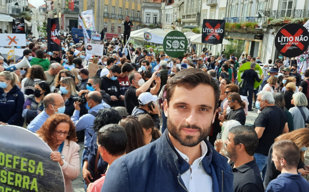 Rafael Pinto (PAN) desafia Câmaras de Braga a seguir exemplo das autarquia do Alto Minho no protesto contra exploração de lítio