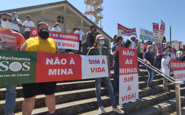 SOS Terras do Cávado de Barcelos junta-se em Viana a protesto contra projectos de exploração de lítio
