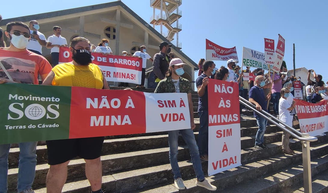 SOS Terras do Cávado de Barcelos junta-se em Viana a protesto contra projectos de exploração de lítio