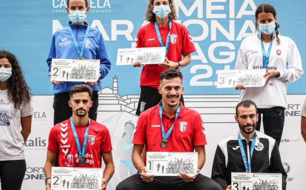 Gverreiros Paulo Rosário e Vanessa Carvalho vencem Meia Maratona de Braga