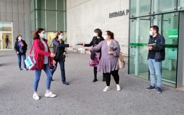 Comunistas de Braga na rua para divulgar propostas para Orçamento de Estado