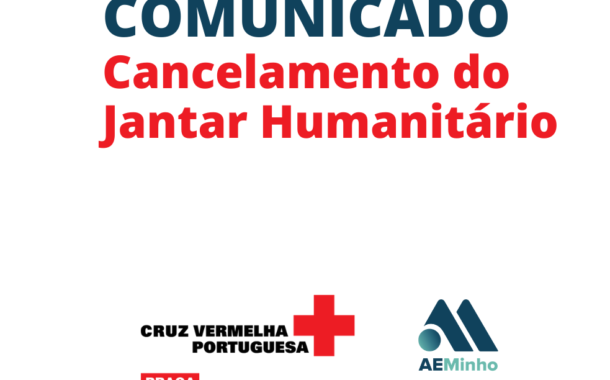 Aumento de casos de covid-19 levam AEMinho e Cruz Vermelha de Braga a cancelar jantar humanitário
