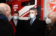 Legislativas.  José Luís Carneiro (PS) visita corporações de bombeiros de Guimarães