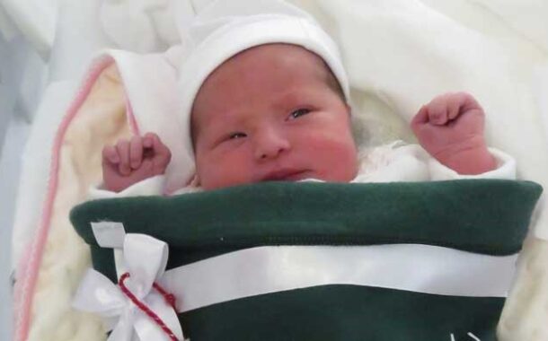 Margarida, a primeira bebé do ano no Hospital de Braga nasceu às 10h44